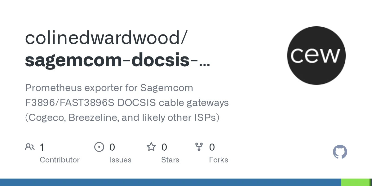 sagemcom-docsis-exporter preview
