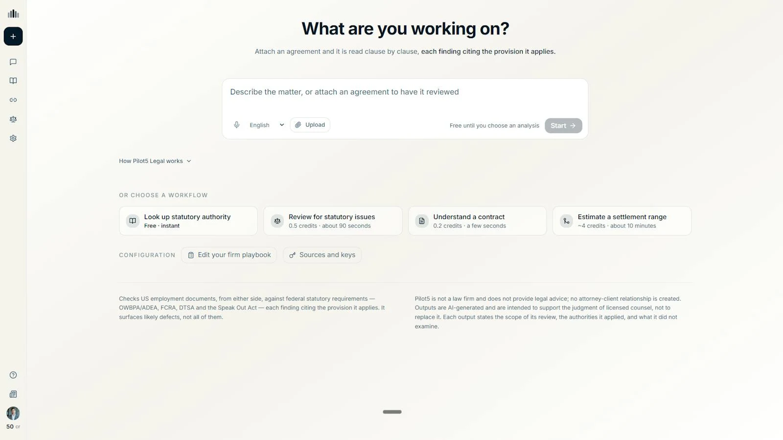 Pilot5 Legal screenshot 2