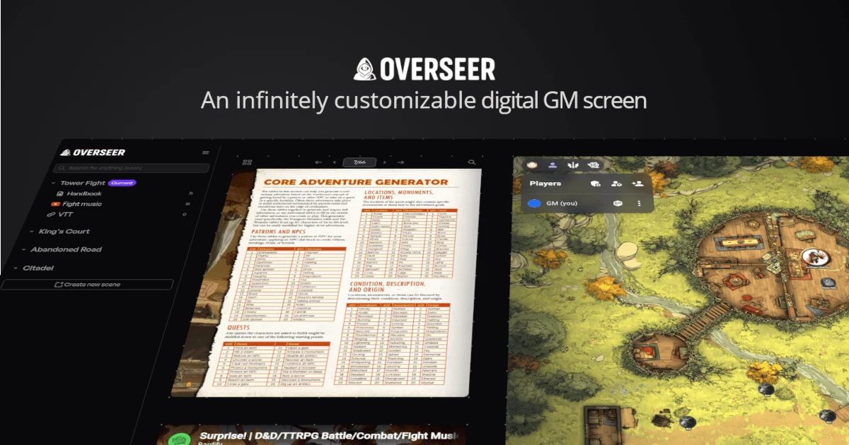 Overseer Studio preview