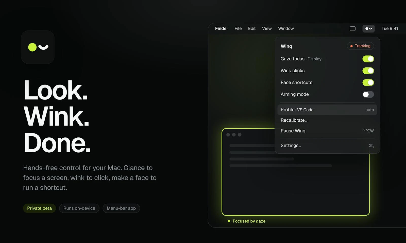 Winq screenshot 1