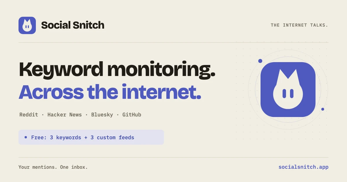 Social Snitch preview