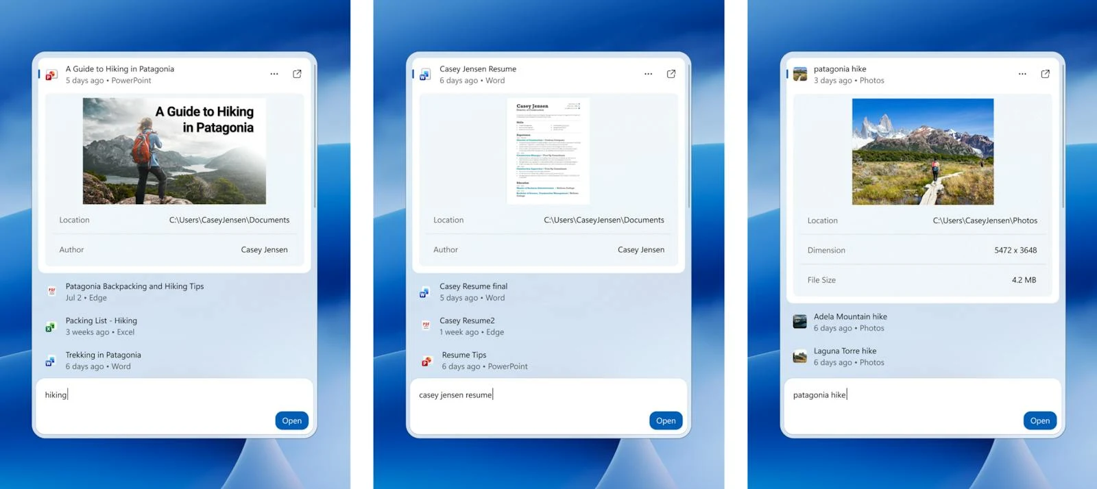 New Windows Search screenshot 2