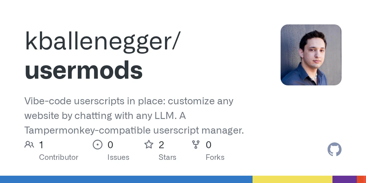 Usermods preview