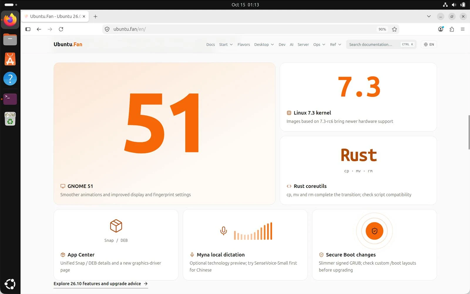 Ubuntu 26.10 (Stonking Stingray) screenshot 2