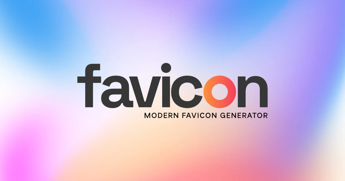 Modern Favicon Generator preview