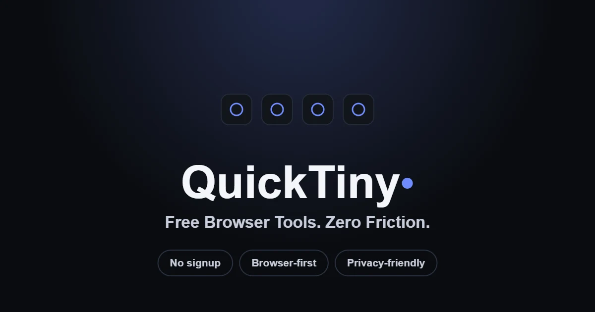 QuickTiny preview