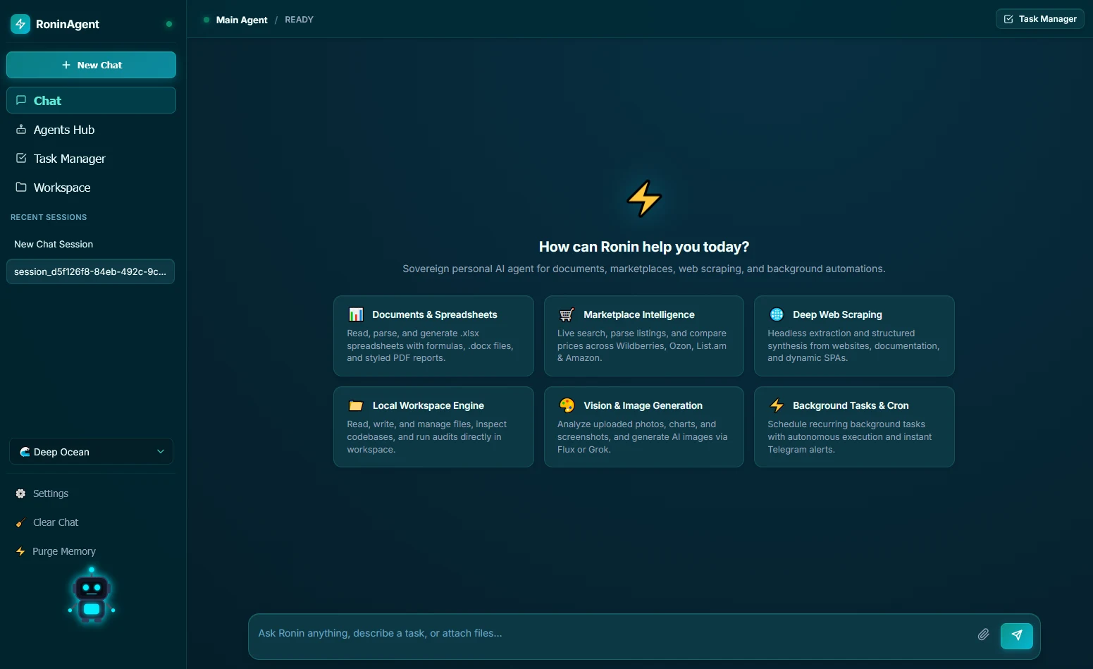 RoninAgent preview