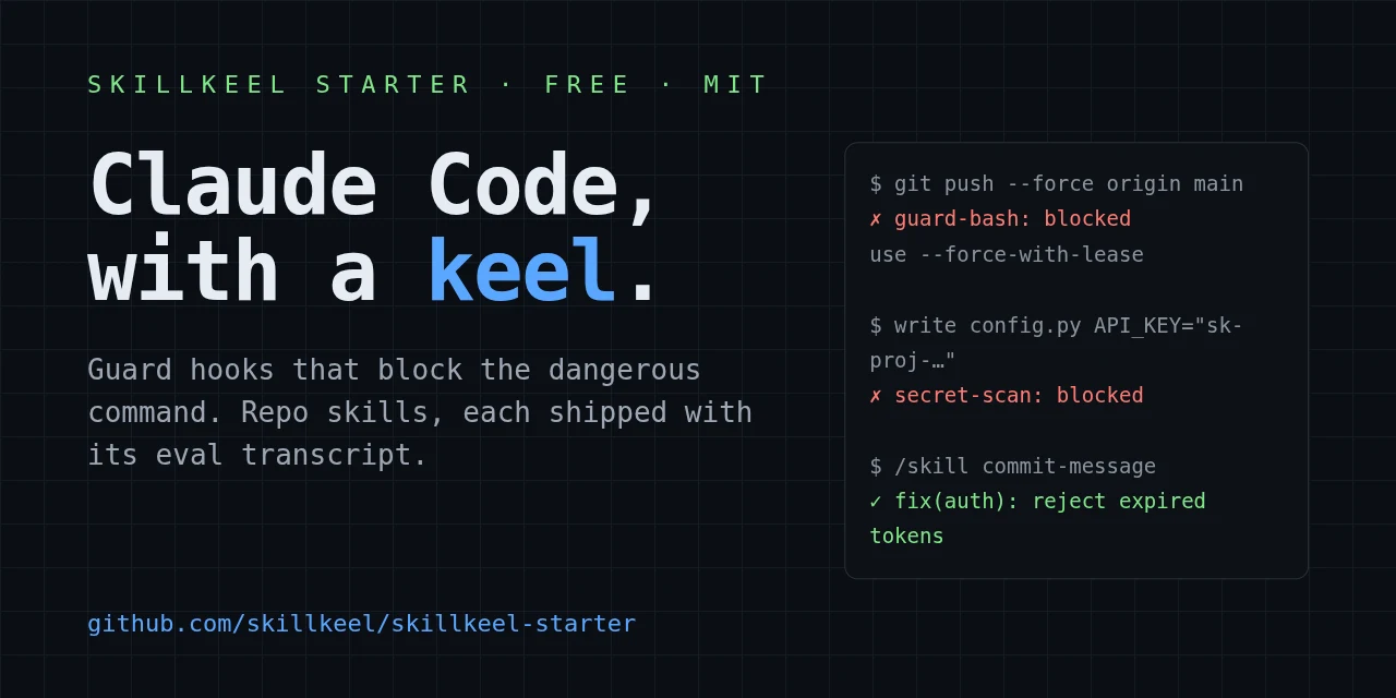Skillkeel Starter preview