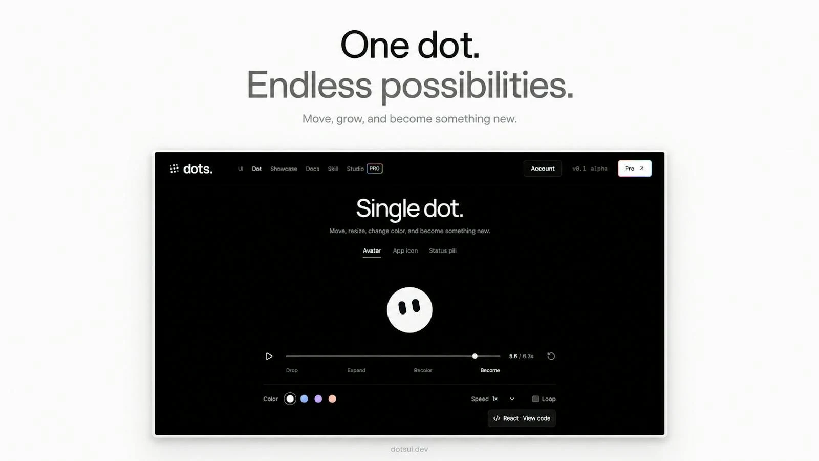 Dots UI screenshot 3