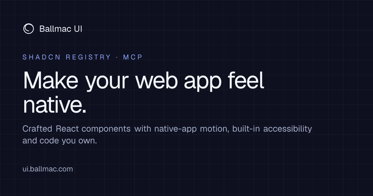 Ballmac UI preview
