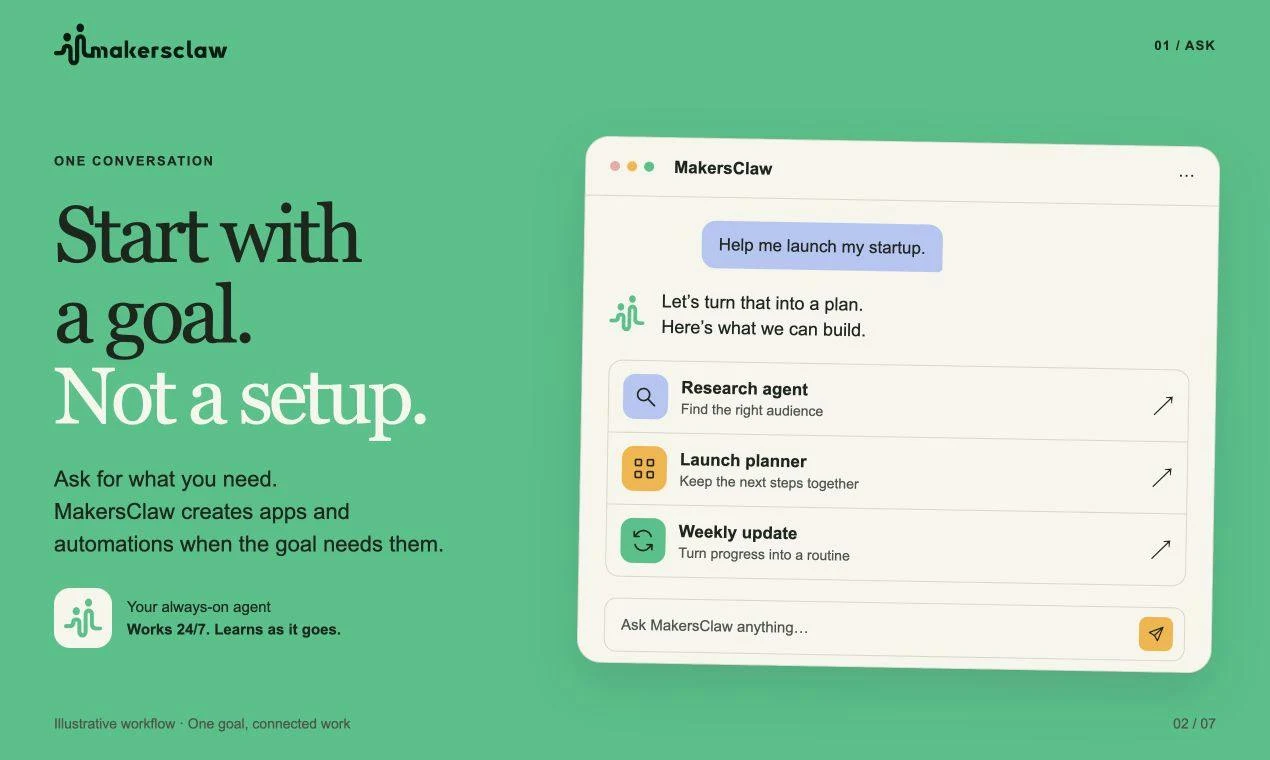 Makersclaw 2.0 screenshot 2