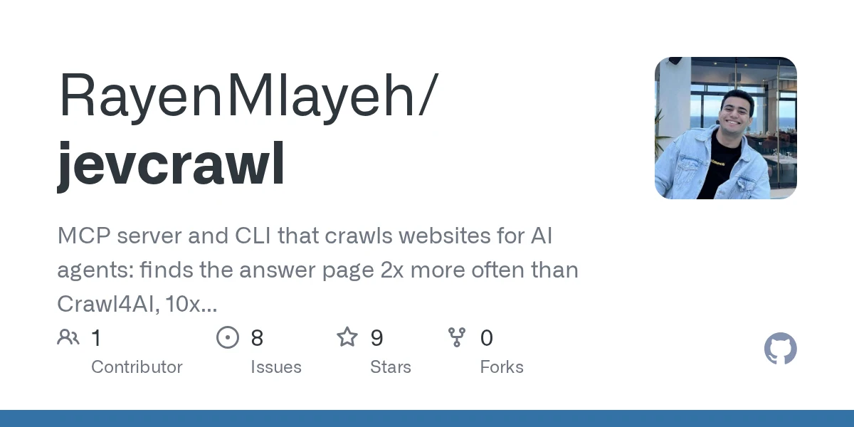 Jevcrawl preview