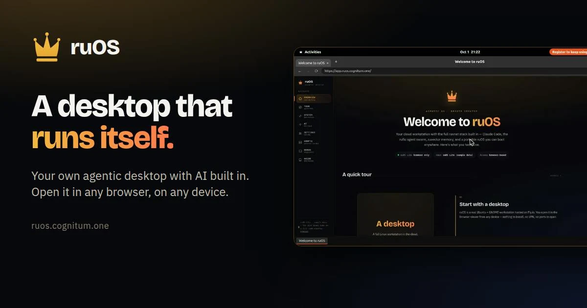 ruOS screenshot 1