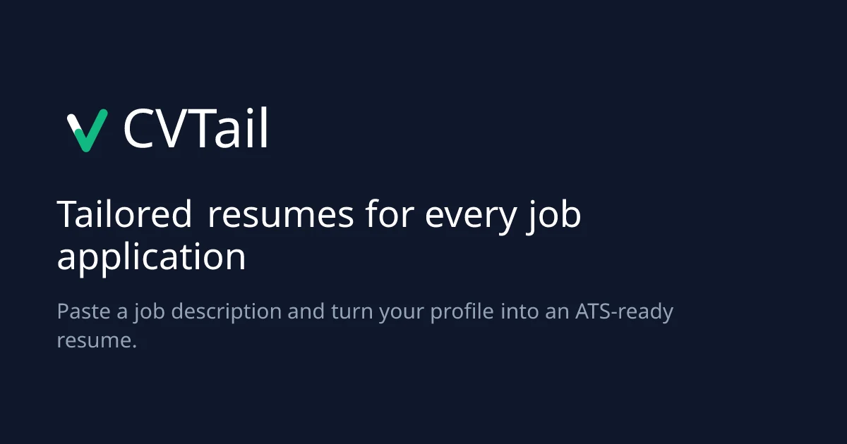 CVTail preview