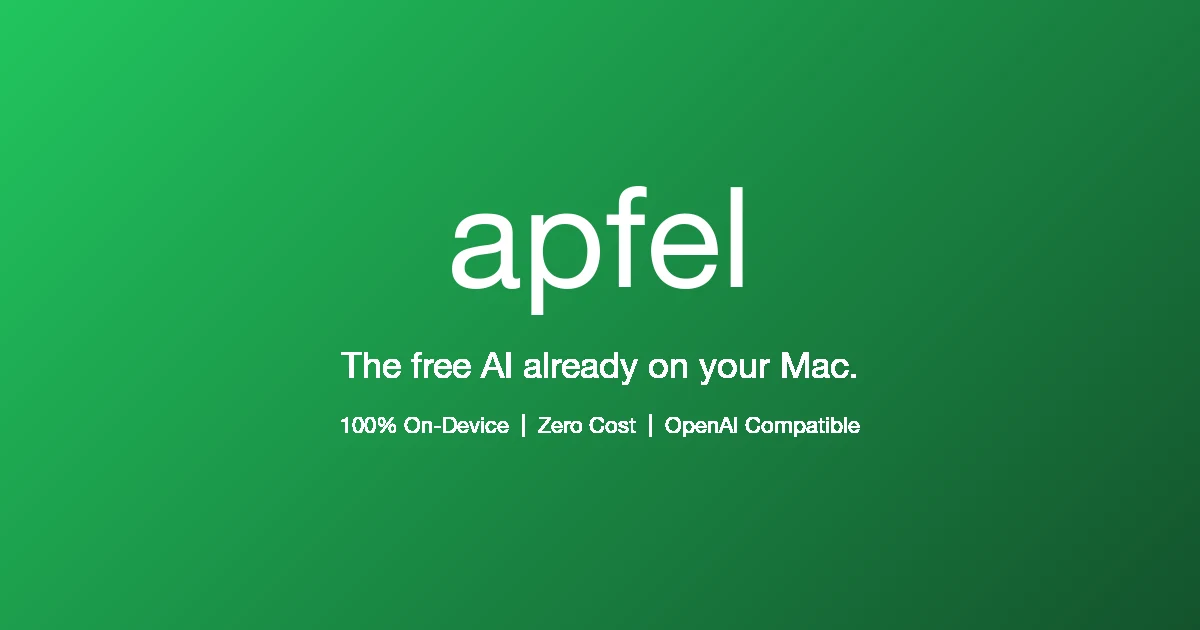 apfel preview