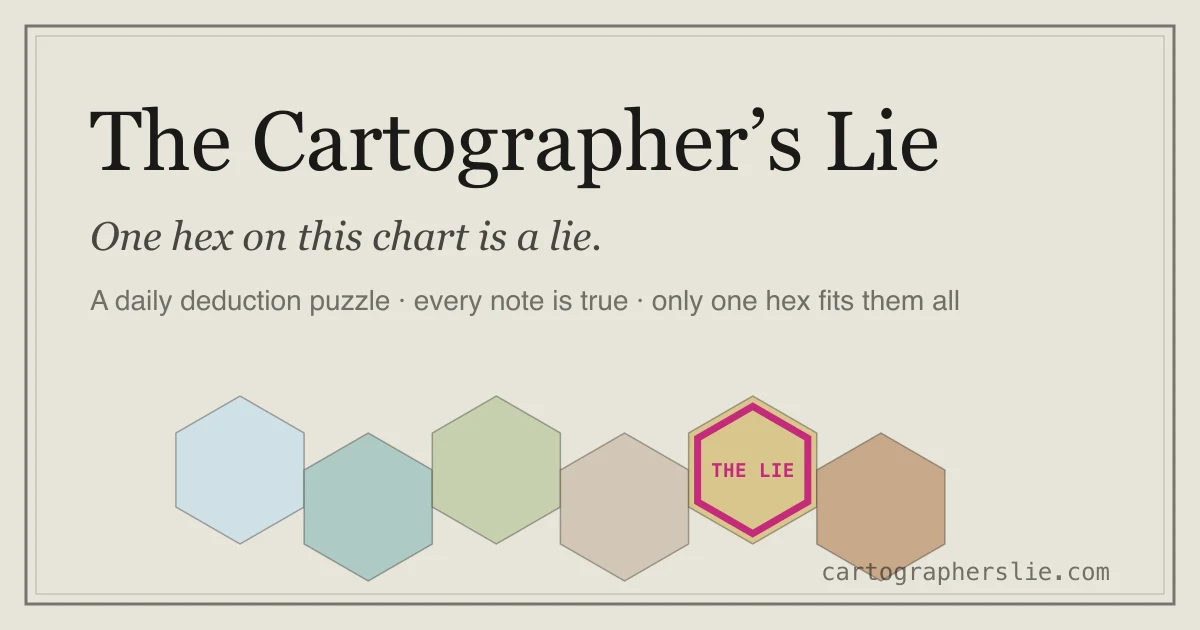 The Cartographer's Lie preview