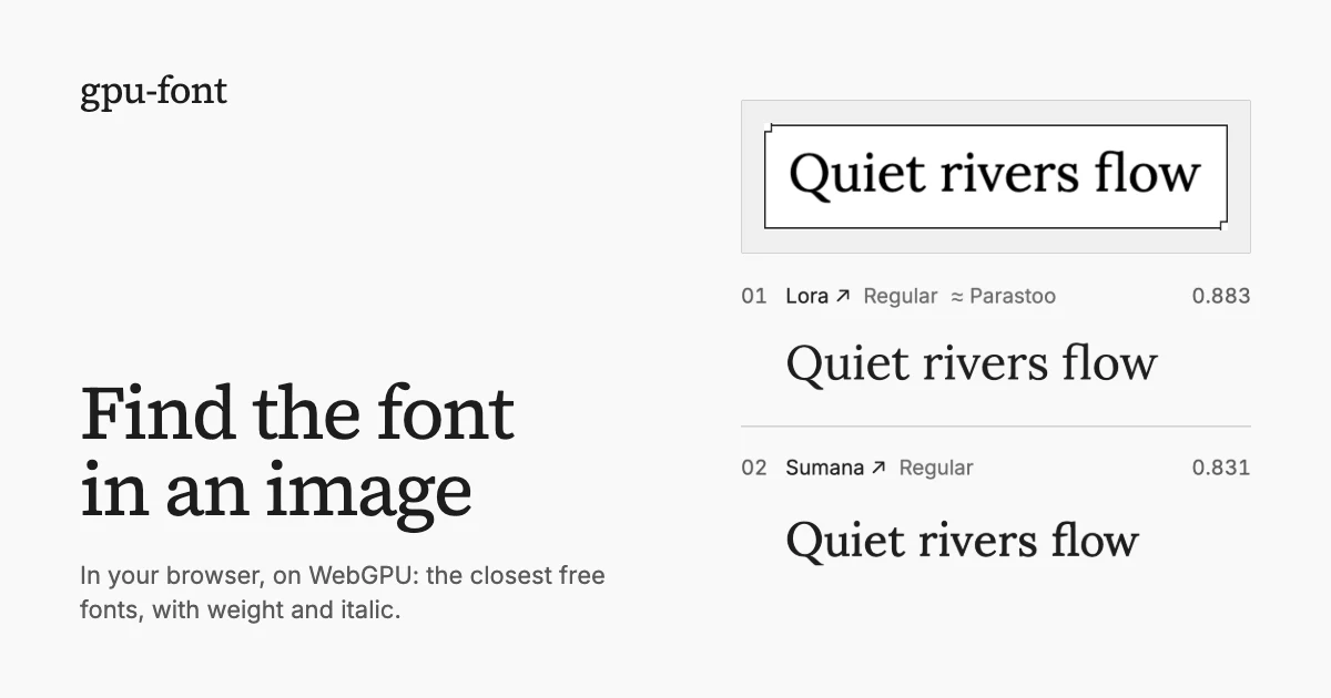 GPU-font preview