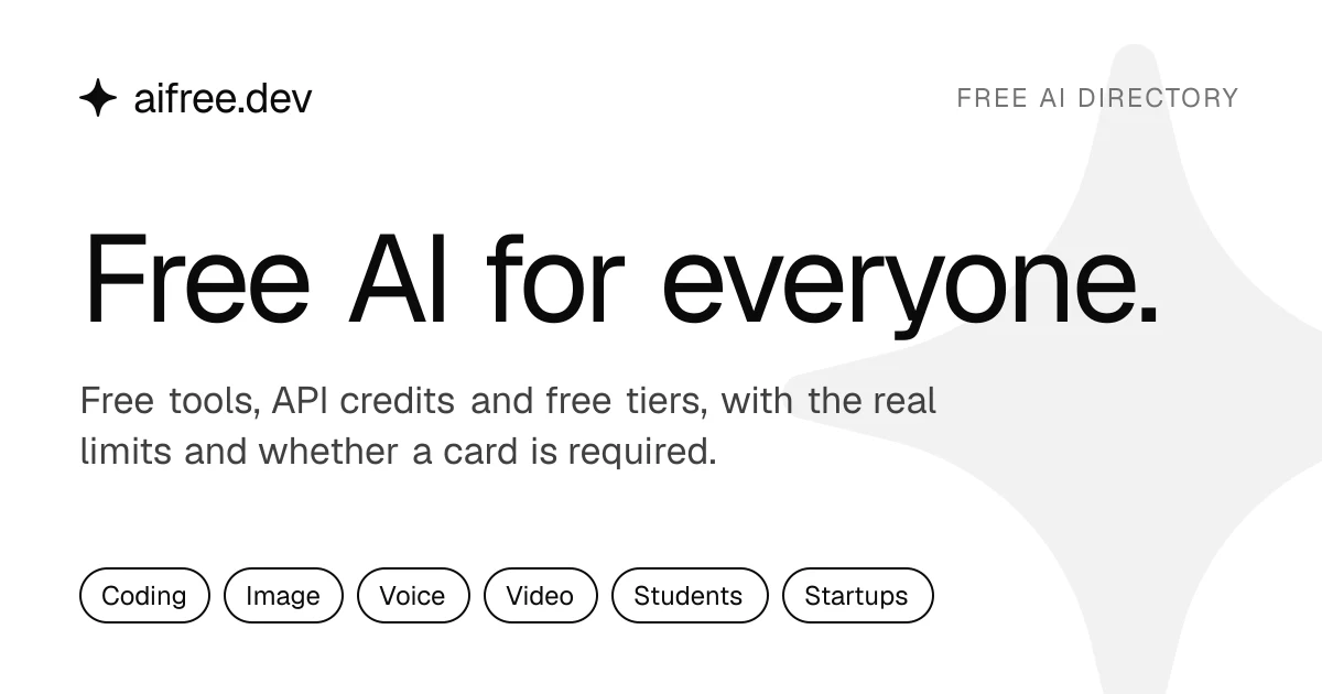aifree.dev preview