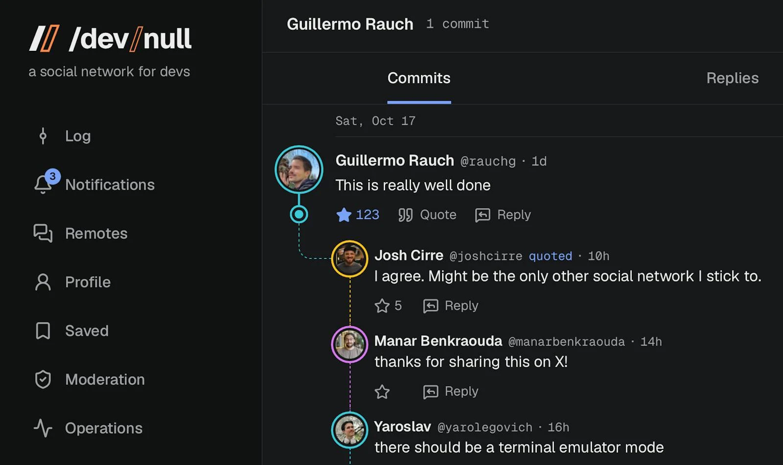 /dev/null screenshot 1