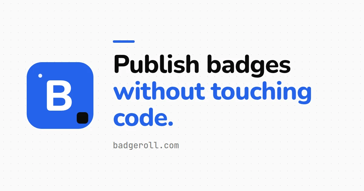 Badgeroll preview