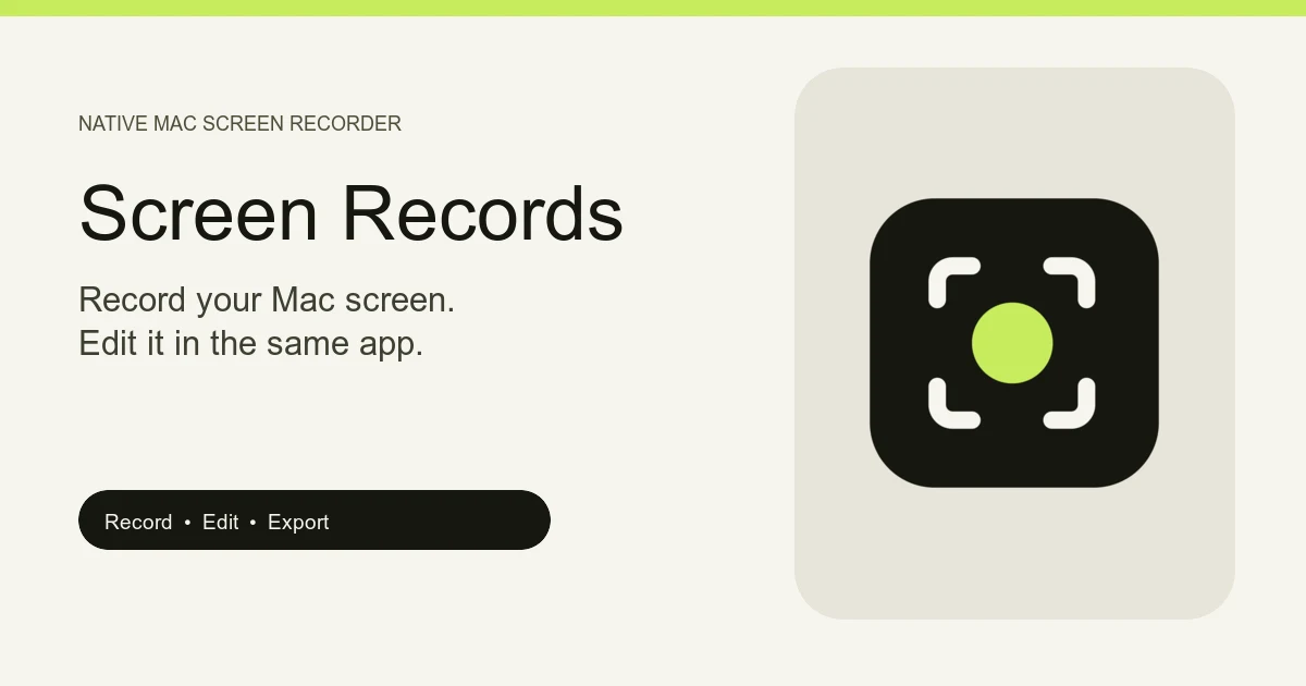 Screen Records preview