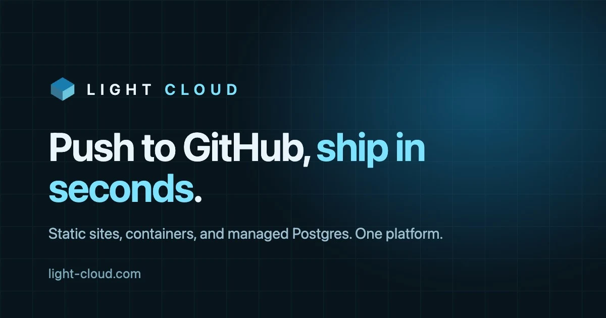 Light Cloud preview