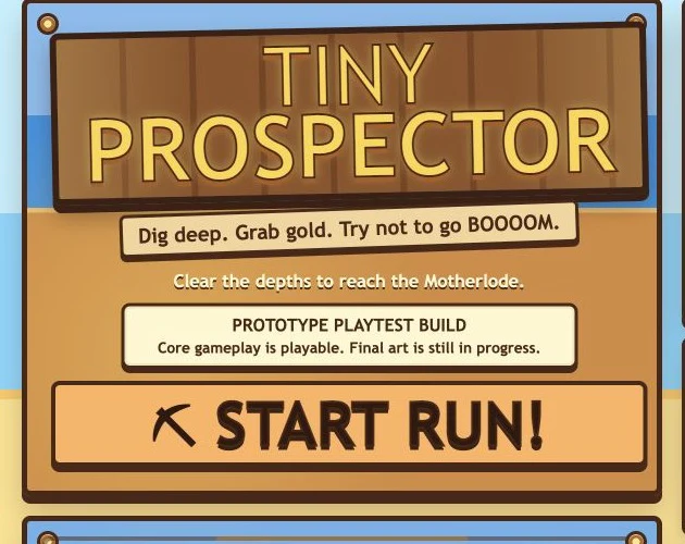 Tiny Prospector preview