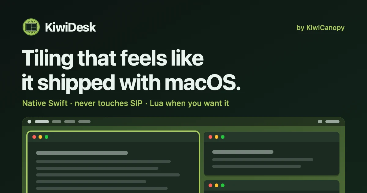 KiwiDesk preview