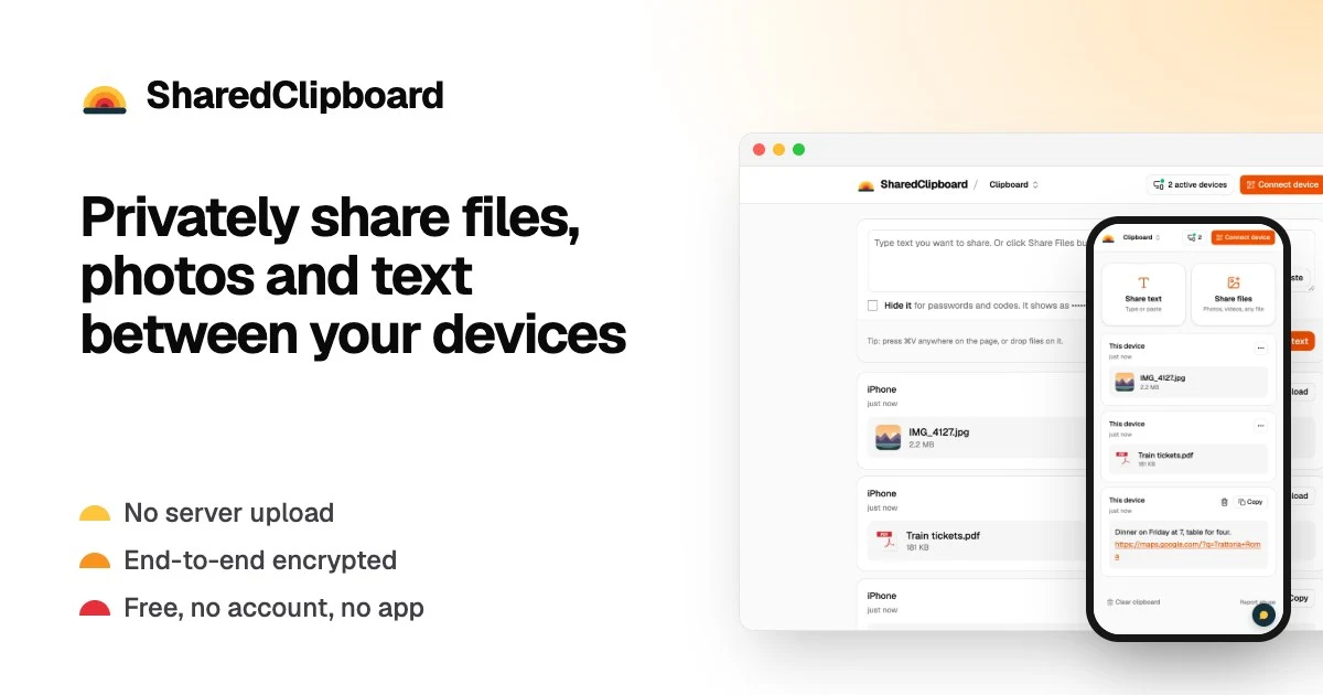SharedClipboard preview