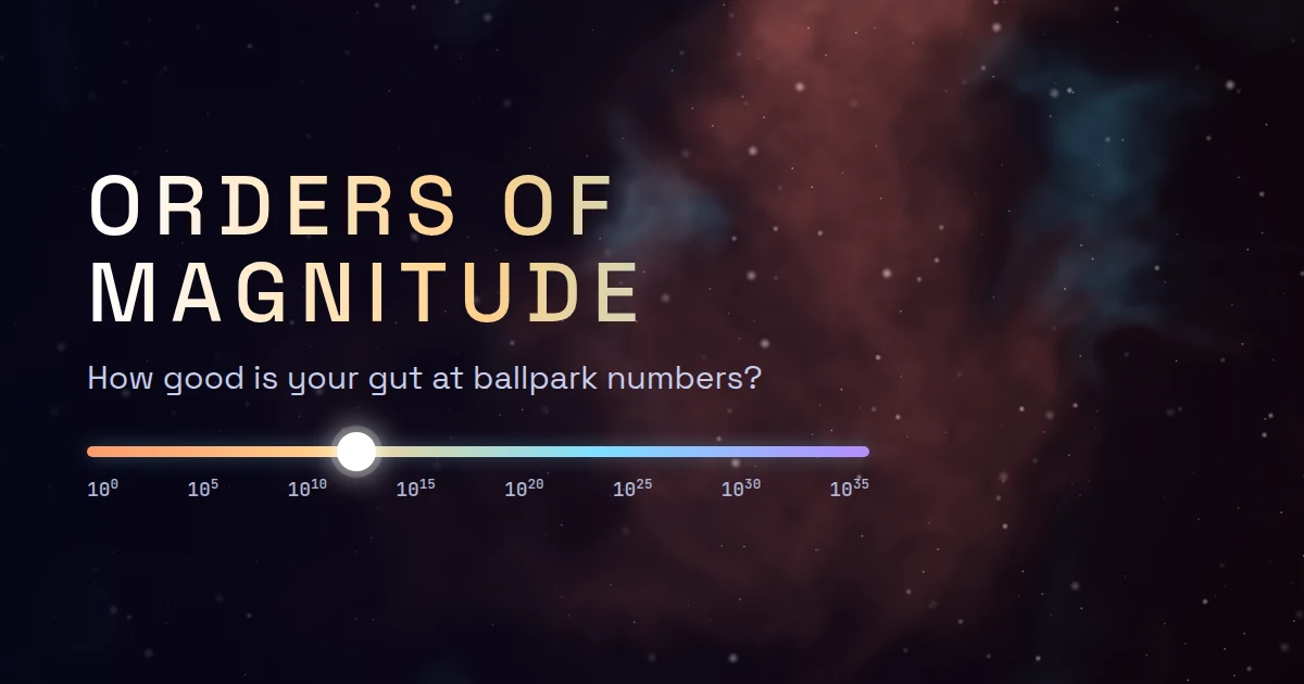 Orders of Magnitude preview