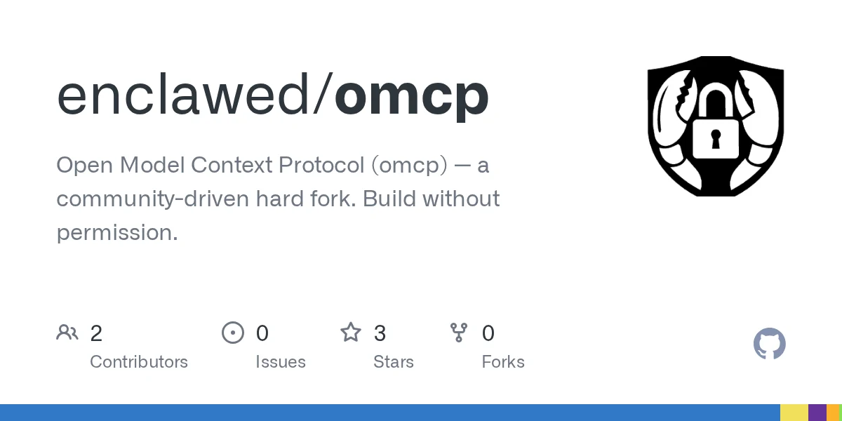 Open Model Context Protocol (omcp) preview