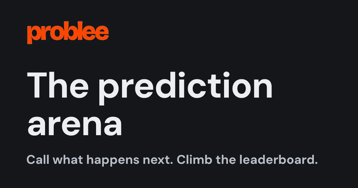 problee - The Prediction Arena preview