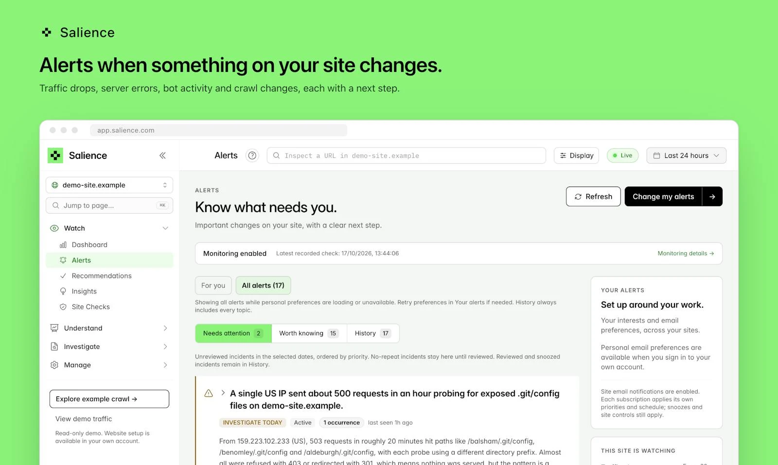 Salience screenshot 3