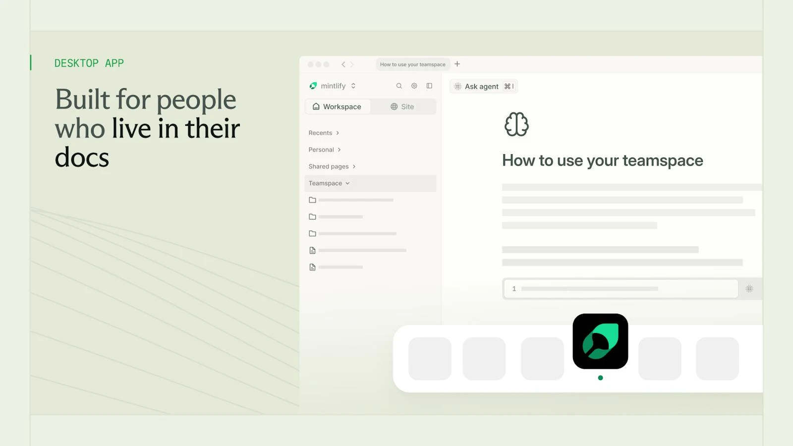 Mintlify Desktop screenshot 1