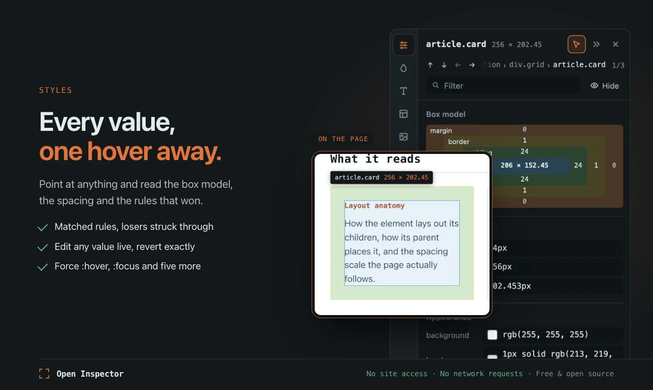 Open Inspector screenshot 5