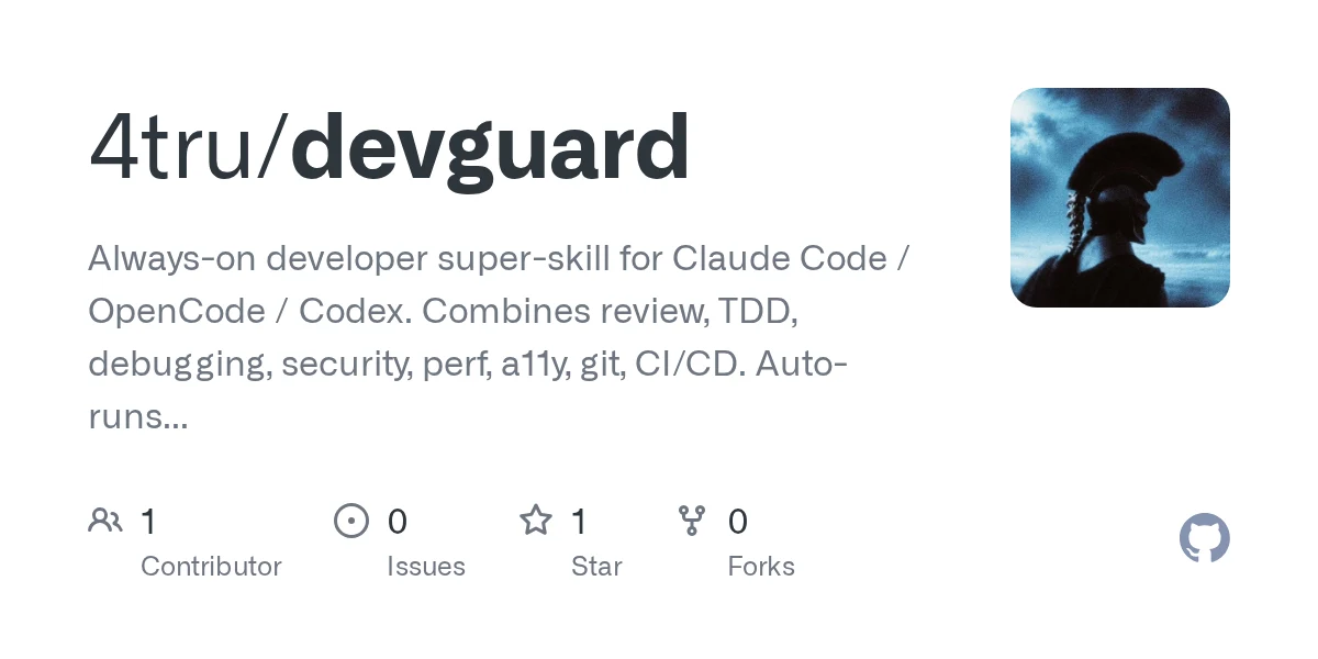 DevGuard preview