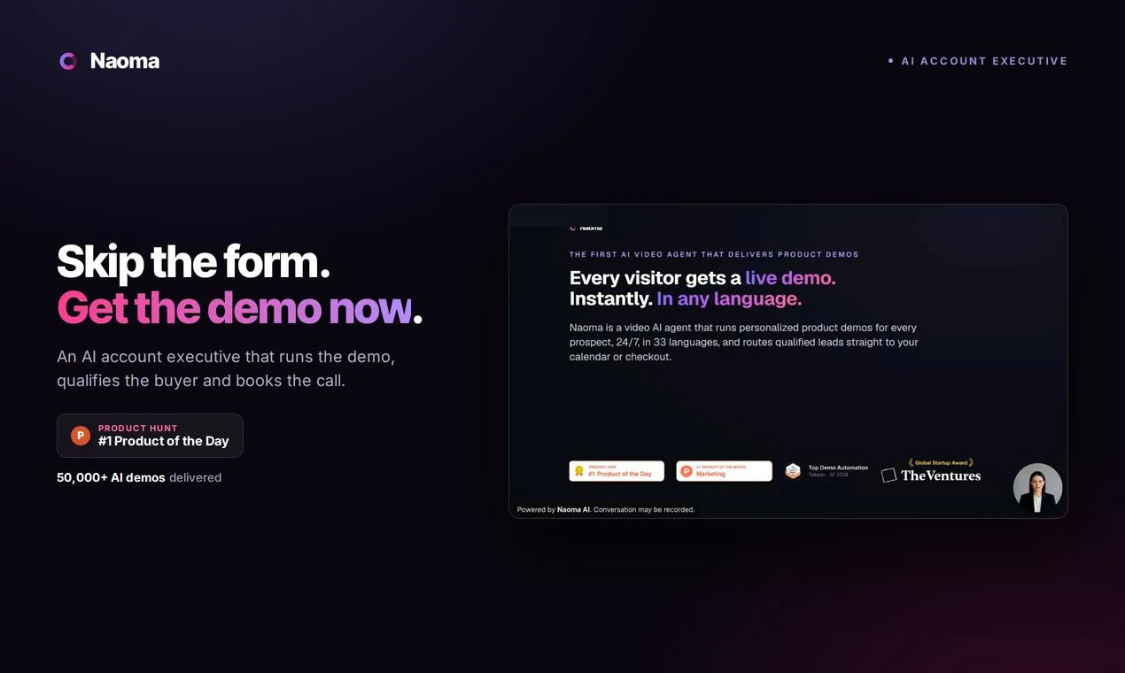 Naoma AI Demo Agent V2 screenshot 1