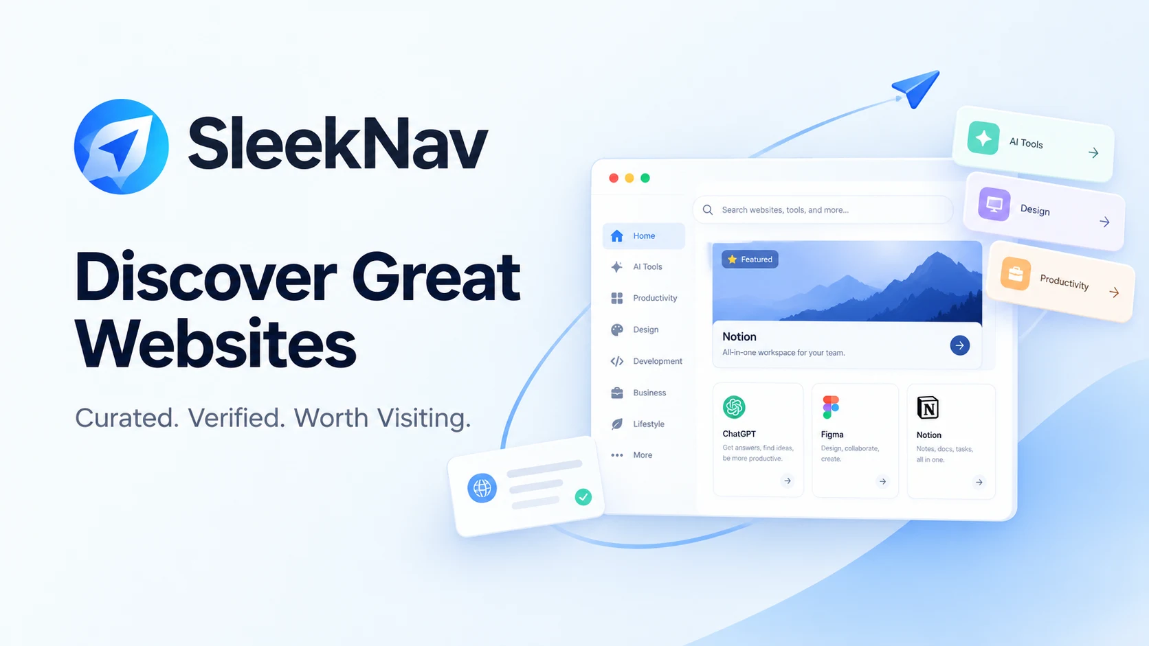 SleekNav preview