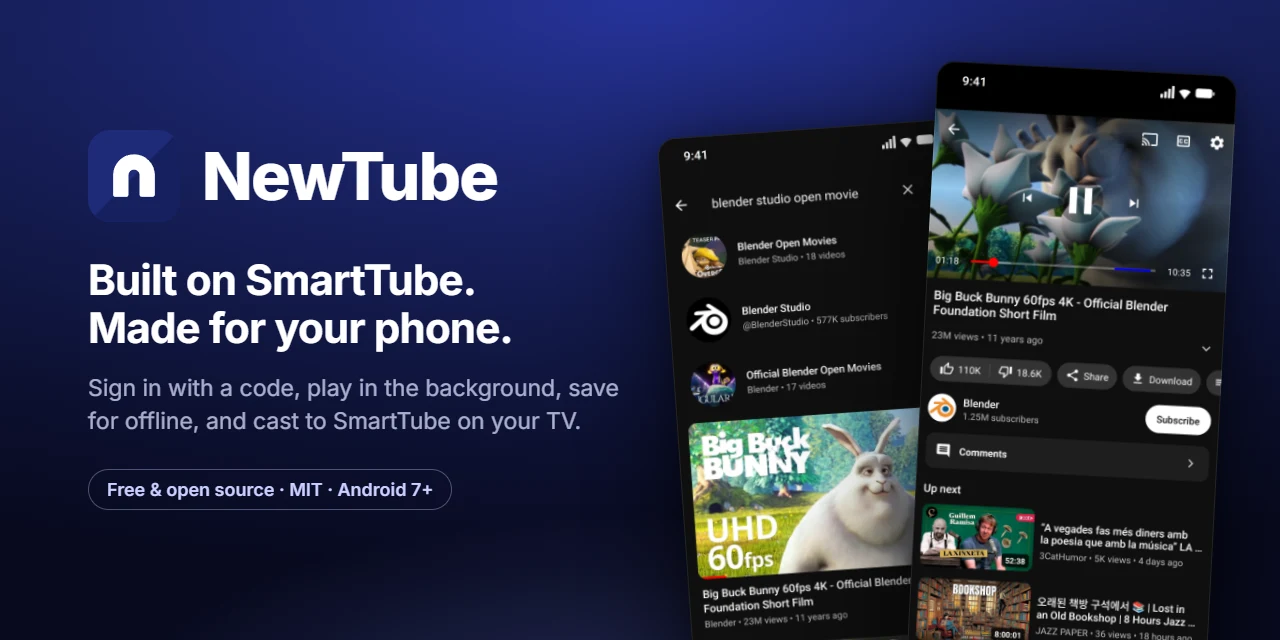 NewTube preview