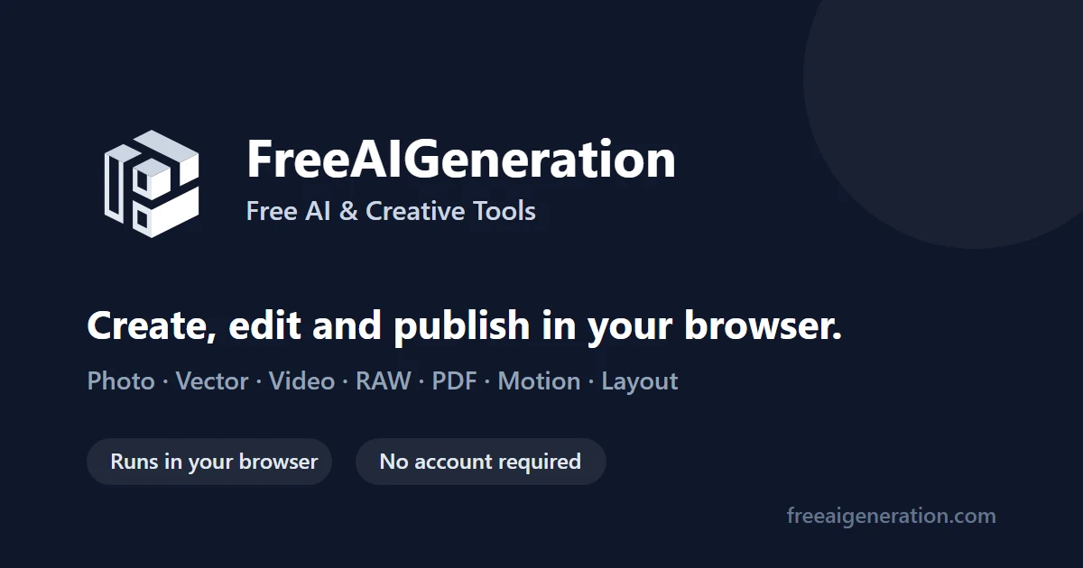 FreeAIGeneration preview