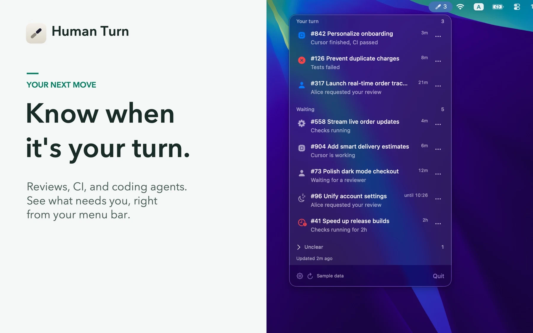 Human Turn preview