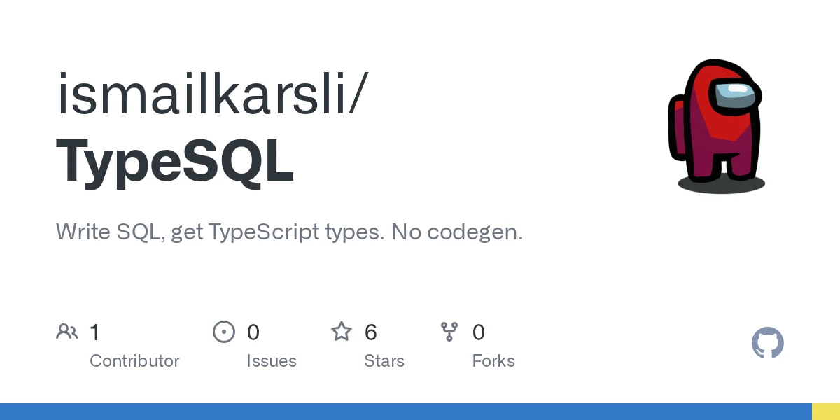TypeSQL preview