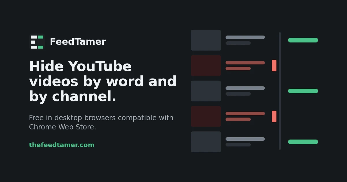 FeedTamer preview