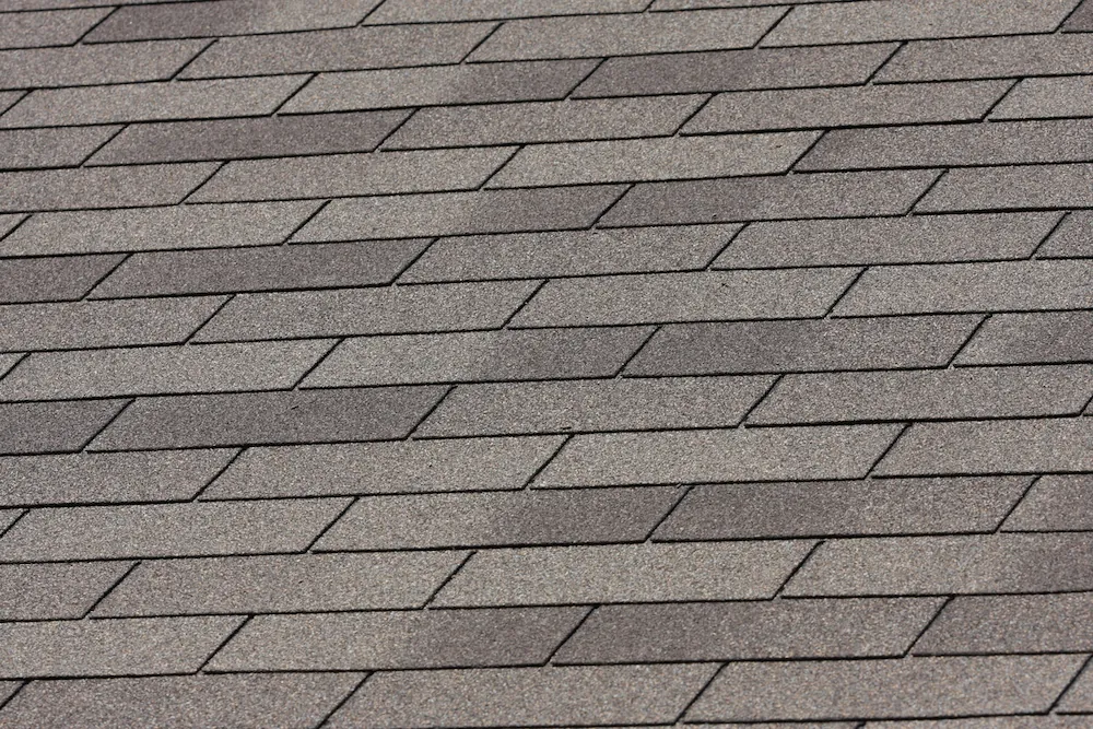 Asphalt shingles being installed on a roof in Bethlehem, PA