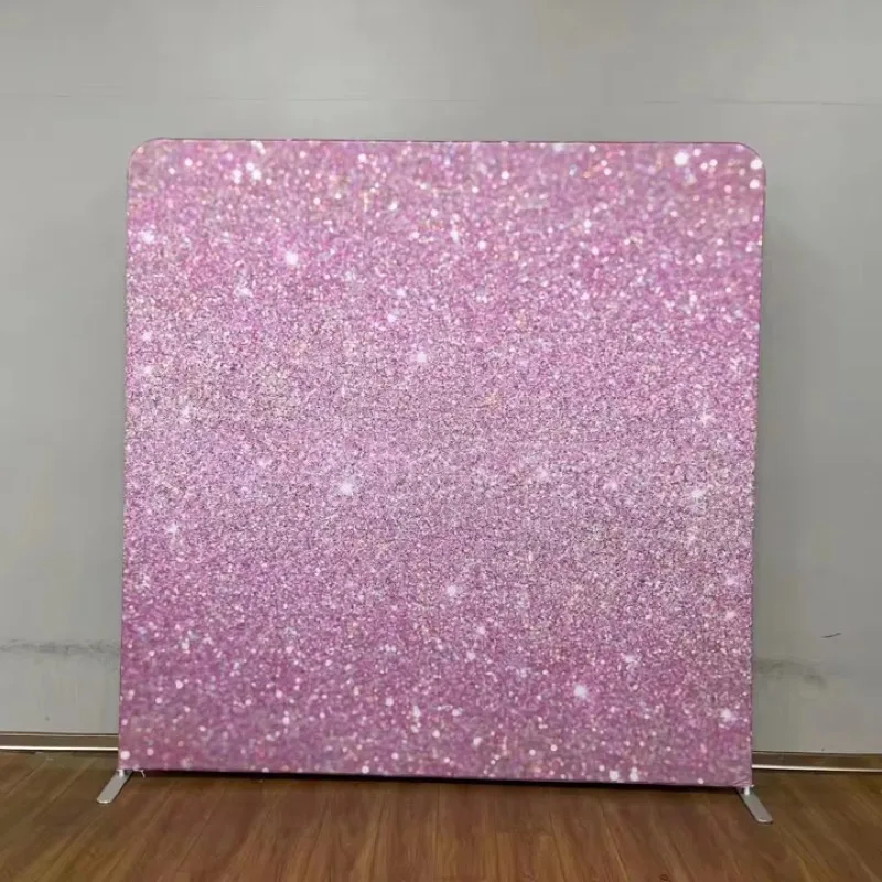 Pink glitter shimmer backdrop
