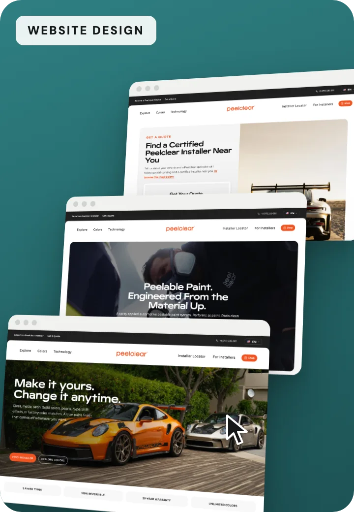 Website design