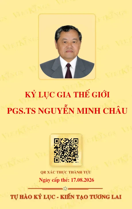 Mặt sau thẻ PGS.TS NGUYỄN MINH CHÂU