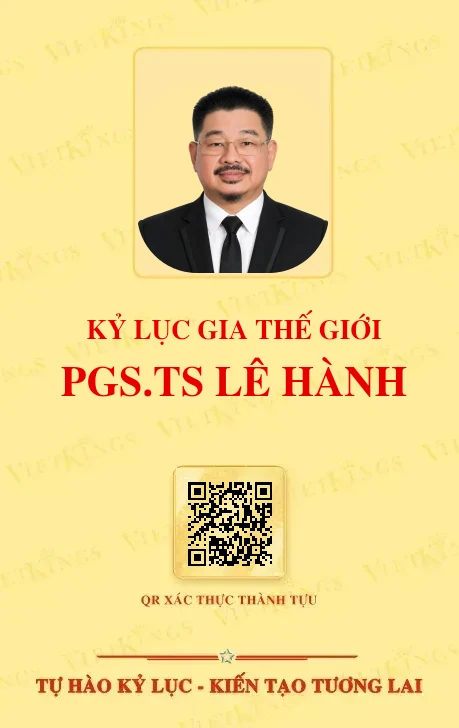 Mặt sau thẻ PGS.TS LÊ HÀNH