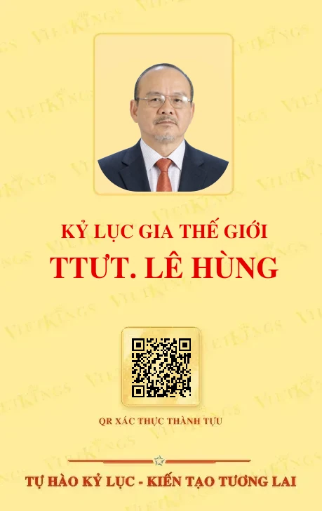 Mặt sau thẻ TTƯT. LÊ HÙNG