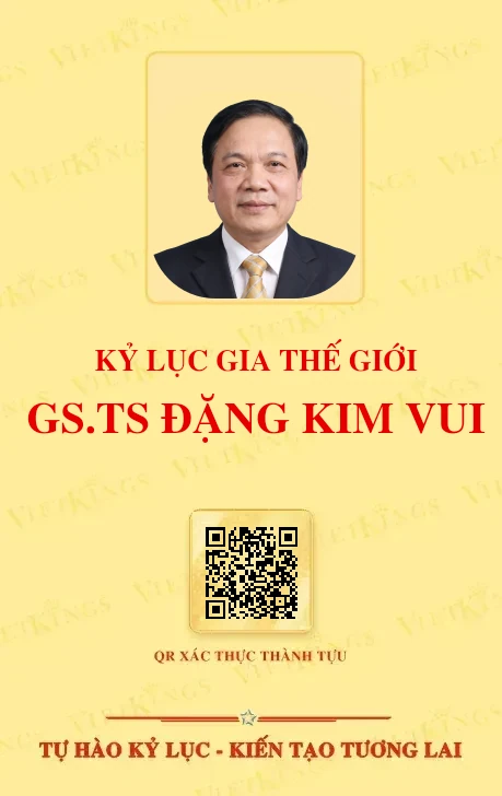 Mặt sau thẻ GS.TS ĐẶNG KIM VUI